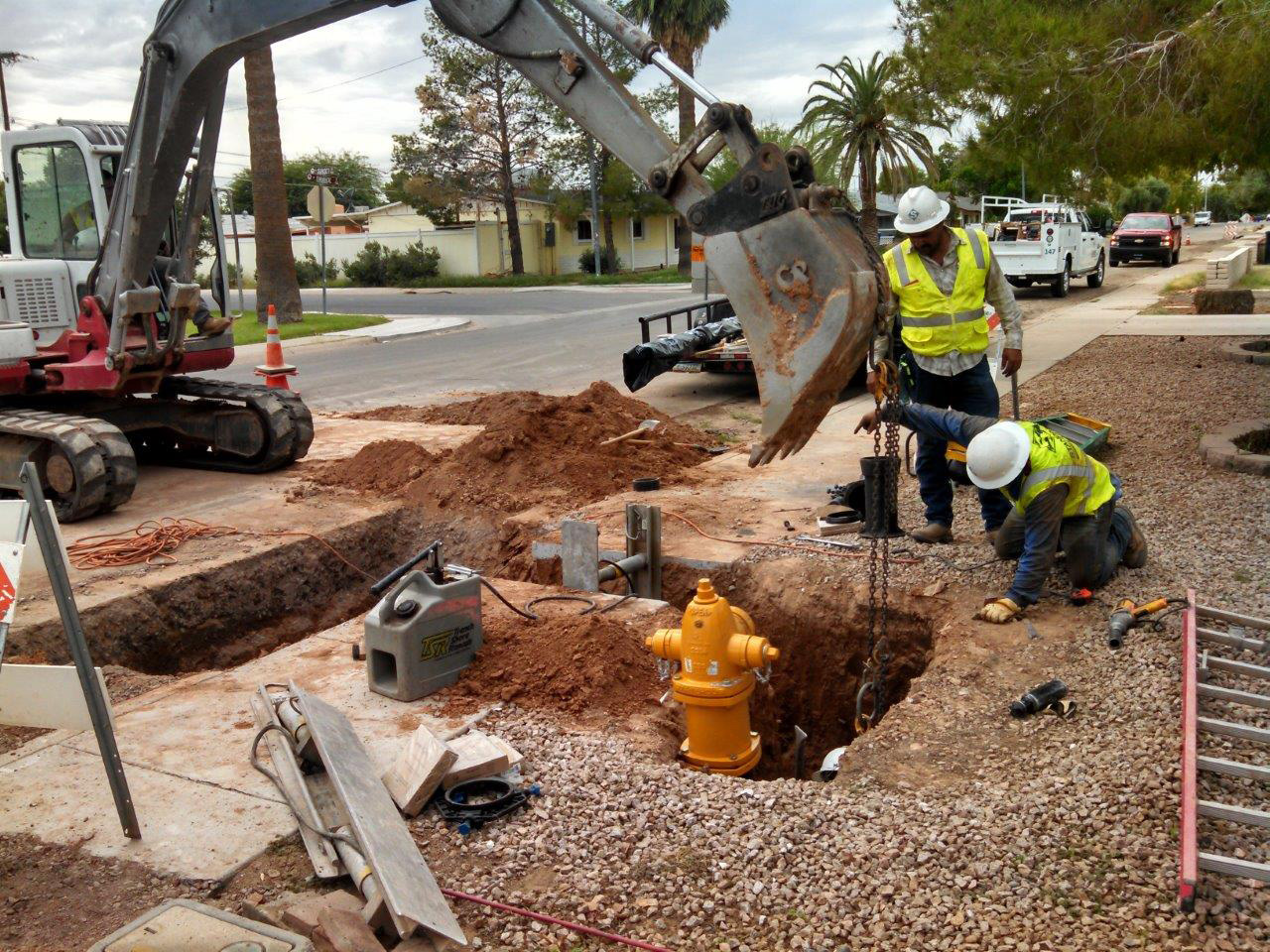 Chandler Phase III Water Main Replacements – Sunrise Engineering